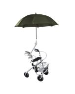 Paraply til rollator, Mørkegrøn eller rød
