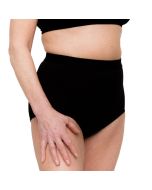 Inkontinenstrosa, Hög midja, Svart microfiber